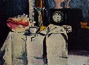 Paul Cezanne The Black Marble Clock France oil painting reproduction